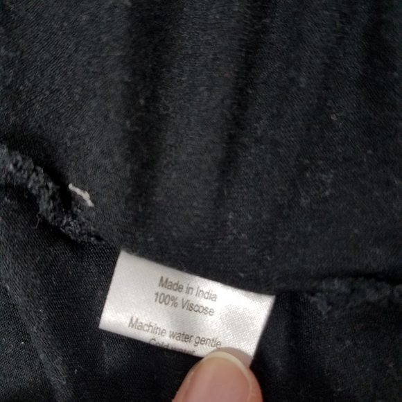 Black Basic Open Cardigan - Picture 7 of 7